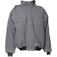 PLANAM® unisex Arbeitsjacke CANVAS 320 grau, schwarz Größe 3XL von PLANAM®