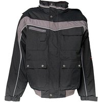 PLANAM® unisex Arbeitsjacke PLALINE schwarz, zink Größe 3XL von PLANAM®