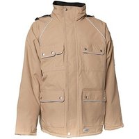 PLANAM® unisex Parka CANVAS 320 khaki, schwarz Größe 3XL PLANAM® unisex Parka CANVAS 320 khaki, schwarz Größe 3XL von PLANAM®