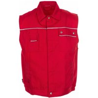 Planam Canvas 320 Weste rot M von PLANAM