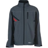 Planam Softshelljacke Highline schiefer/schwarz M von PLANAM