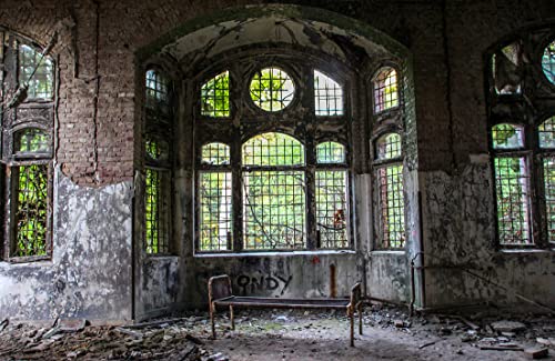 VLIES Fototapete-LOST PLACES-(X1074ah)-250x186 cm-Gebäude, Bauwerk, Zimmer, Alt, Ruine, XXL Wandbild, Poster, Dekoration von PLANET PHOTOWALLS