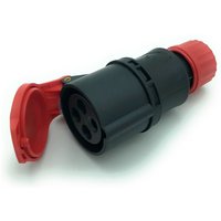 Cee 3P+E 16A-6h 380-415V IP44 Industrie-Steckdose grau von PLANET SHOP