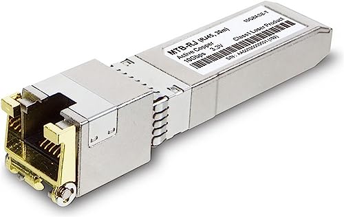 Planet MTB-RJ Netzwerk-Transceiver-Modul Kupfer 10000 Mbit/s SFP+ – Netzwerk-Transceiver-Module (Kupfer, 10000 Mbit/s, SFP+, 30 m, IEEE 802.3an, Silber) von Planet