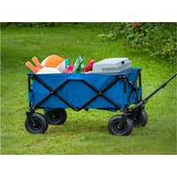 Bollerwagen klappbar in Blau Handkarren, Ladegewicht bis 70kg Bollerwagen klappbar in Blau Handkarren, Ladegewicht bis 70kg von PLANETA HUERTO