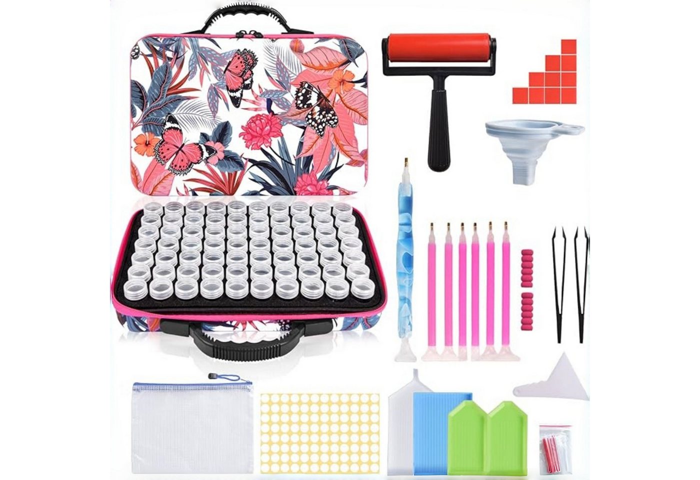 PLANEXPERT Aufbewahrungsbox 70 Stück 5D Diamond Painting Aufbewahrungsbox für DIY Malerei Handwerk PLANEXPERT Aufbewahrungsbox 70 Stück 5D Diamond Painting Aufbewahrungsbox für DIY Malerei Handwerk von PLANEXPERT