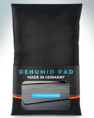 PLANGER® Luftentfeuchter Auto - Dehumid Pad + Antirutsch Matte (Made in Germany) Auto Entfeuchter Kissen für Innenraum - 1,1Kilo - Wiederverwendbar - Ohne Schadstoffe - 2 Jahre Garantie von PLANGER