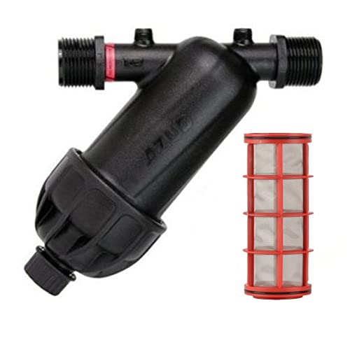 PLANTAWA 3/4" Maschenfilter für 25mm Rohrleitungen | Inklusive Ablassstopfen | Tropfbewässerungsfilter mit 120 Maschen Filterkapazität | Modulares Azud Filter 100 Landwirtschaftliches Filtersystem PLANTAWA 3/4" Maschenfilter für 25mm Rohrleitungen | Inklusive Ablassstopfen | Tropfbewässerungsfilter mit 120 Maschen Filterkapazität | Modulares Azud Filter 100 Landwirtschaftliches Filtersystem von PLANTAWA