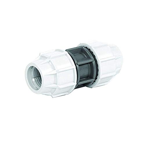 Plasson Klemmfitting Serie 18 - PE Rohr Kupplung (25 mm) von PLASSON GmbH