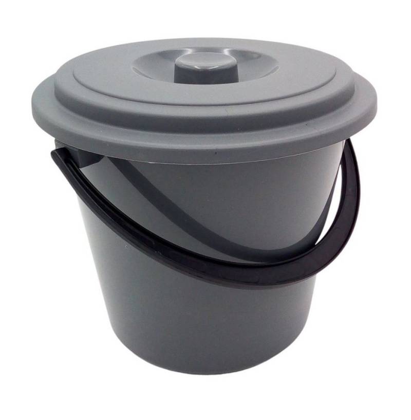 PLAST1 Putzeimer Eimer mit Deckel 5L Wassereimer Putzeimer Windeleimer Mülleimer von PLAST1