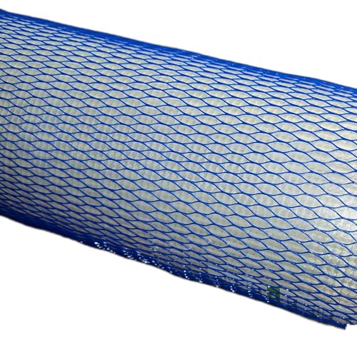 1m Netzschlauch Ø150-300 mm | Blau |Ausführung 120 g/m | Netzschutzschlauch |Verpackungsnetz PWS von PLASTIC WORLD SOLUTIONS