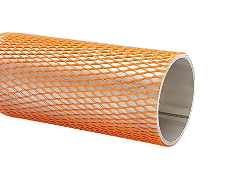 20m PWS | Netzschlauch Ø50-100 mm | Orange | Ausführung 50 g/m | Verpackungsnetz | Netzschutzschlauch |Oberflächenschutznetz von PLASTIC WORLD SOLUTIONS