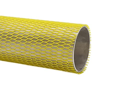 50m PWS | Netzschlauch Ø50-130 mm | ZITRONENGELB | Ausführung 65 g/m | Verpackungsnetz | Netzschutzschlauch |Oberflächenschutznetz von PLASTIC WORLD SOLUTIONS