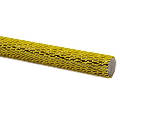 200m PWS Netzschlauch Ø25-50 mm | GELB | Ausführung 29 g/m | Verpackungsnetz | Netzschutzschlauch | Oberflächenschutznetz von PLASTIC WORLD SOLUTIONS