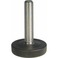 Höhenverstellschraube sch/pa Teller 44 mm m 10 x 34 Kunststoff schwarz von PLASTICMETALL