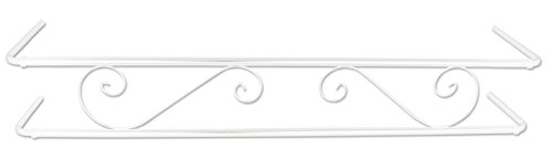 HELGUEFER-Balkonkasten N1 ausziehbar von 60 cm bis 100 cm weiß von PLASTICOS HELGUEFER