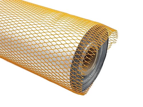 Netzschlauch Ø200-350 mm | ORANGE | Oberflächenschutznetz Verpackungsnetz | 100 Meter | 120g/m von PLASTIC WORLD SOLUTIONS