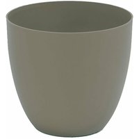 Blumentopf Injektionsschale ø38cm taupe Farbe von PLASTIKEN