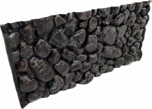PLASTIKO - Aquarium Hintergrund 3D I Rückwänd 50x30 cm I Leicht zu Montieren und Reinigen I Keine Verklebung Erforderlich I Sicher für Tiere I Braun mit einem Muster aus Flusssteinen PLASTIKO - Aquarium Hintergrund 3D I Rückwänd 50x30 cm I Leicht zu Montieren und Reinigen I Keine Verklebung Erforderlich I Sicher für Tiere I Braun mit einem Muster aus Flusssteinen von PLASTIKO