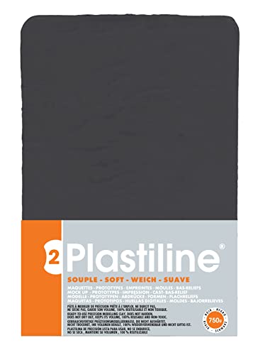 Jacques Herbin 7950T - Plastiline, 750g, Härte weich, ideal zum Modellieren, 100% wiederverwendbar, Schwarz Jacques Herbin 7950T - Plastiline, 750g, Härte weich, ideal zum Modellieren, 100% wiederverwendbar, Schwarz von PLASTILINE