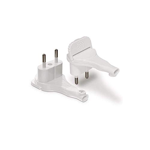 Winkelstecker Schukostecker Flachstecker 230V 16A IP20 extra flach mit Klappgriff von PLASTROL