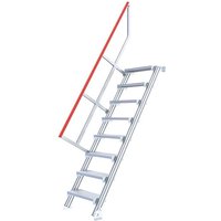 Industrietreppe 4 Stufen - Standhöhe de 1.00m - Stufenbreite 600mm - Anstellwinkel 60° - 22100604 von PLATEFORME DIRECT - MATISERE