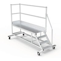 Mobile Plattform mit Geländer rechts und hinten - Maximale Arbeitshöhe 2.80m - PTF204D Mobile Plattform mit Geländer rechts und hinten - Maximale Arbeitshöhe 2.80m - PTF204D von PLATEFORME DIRECT - MATISERE