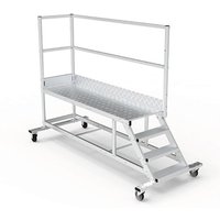 Mobile Plattform mit Geländer rechts und hinten - Maximale Arbeitshöhe 3.00m - PTF205D Mobile Plattform mit Geländer rechts und hinten - Maximale Arbeitshöhe 3.00m - PTF205D von PLATEFORME DIRECT - MATISERE