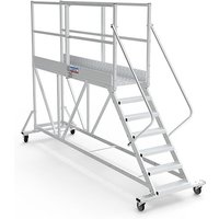 Mobile Plattform mit Geländer rechts und links - Maximale Arbeitshöhe 3.60m - PTF258-GD Mobile Plattform mit Geländer rechts und links - Maximale Arbeitshöhe 3.60m - PTF258-GD von PLATEFORME DIRECT - MATISERE