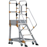 Mobile Plattformtreppe 5 Stufen - Maximale Arbeitshöhe 3.25m - EP4 von PLATEFORME DIRECT - MATISERE