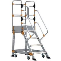 Mobile Plattformtreppe 7 Stufen - Maximale Arbeitshöhe 3.75m - EP6 von PLATEFORME DIRECT - MATISERE