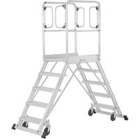 Plateforme mobile 2x5 marches - Hauteur max. de travail 3.21m - 688905-2P von PLATEFORME DIRECT - MATISERE