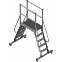 Plattformleitern 6 Stufen - Max. Arbeitshöhe 3.40m - SLPDA/150/600-R von PLATEFORME DIRECT - MATISERE