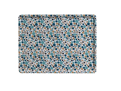 Platex 102820302S Slim Tablett aus Stoff/Baumwolle, Melo, Blau, 28 x 20 x 2 cm von PLATEX