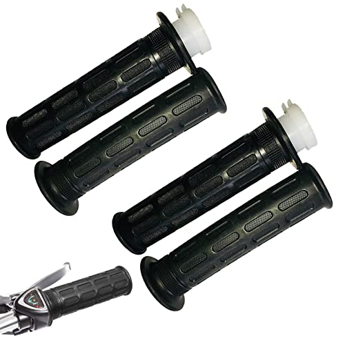PLATEYTR 4X Schubkarrengriffe 23mm - Schubkarren Universal Griffe - Rundrohre Schwarz Ersatzgriffe Gummi Karrengriff Schiebkarren - 130mm Länge von PLATEYTR