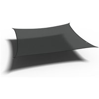 Coolfit Sonnensegel Quadrat, schwarz Bezug aus 285g/m² Polyethylen (hdpe), 360x360x360x360 cm von PLATINIUM