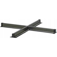 Kreuzfuß für Sonnenschirm 100x100 cm PLATINUM schwarz Homms von PLATINUM