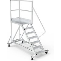 Mobile Plattform mit Geländer rechts und hinten - Maximale Arbeitshöhe 2.60m - PTF103D von MATISÈRE