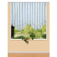 Blumenfenster-Store mit Plauener Spitze von PLAUENER SPITZE