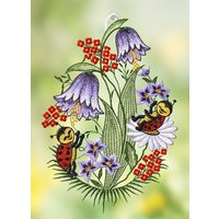 Fensterbild Marienkäfer aus Plauener Spitze Fensterbild Marienkäfer aus Plauener Spitze von PLAUENER SPITZE