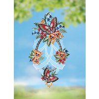 Fensterbild Schmetterling aus Plauener Spitze von PLAUENER SPITZE