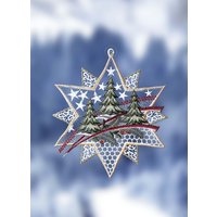 Fensterbild aus echter Plauener Spitze Fensterbild aus echter Plauener Spitze von PLAUENER SPITZE