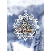 Fensterbild aus echter Plauener Spitze Fensterbild aus echter Plauener Spitze von PLAUENER SPITZE