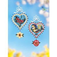 Plauener Spitze Fensterbild, 2er-Set Plauener Spitze Fensterbild, 2er-Set von PLAUENER SPITZE