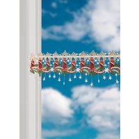 Stangendeko aus echter Plauener Spitze mit Stangendurchzug Stangendeko aus echter Plauener Spitze mit Stangendurchzug von PLAUENER SPITZE