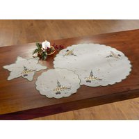 Tisch- und Raumdekoration mit echter Plauener Spitze von PLAUENER SPITZE