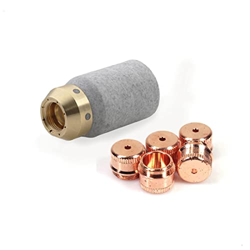 9-8237 9-8245 Plasma Shield Cup Suit Thermal Dynamics SL60 SL100 Plasma Cutting Torch Verbrauchsmaterialien, 6 Stück von PLAXCON