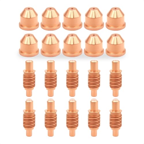 PLAXCON 10 Stück BK14300-1 Elektrode + 10 Stück BK14300-11 Spitze passend für Lincoln LC125M Taschenlampe Flexcut 125 Cutter Plasma Verbrauchsmaterialien PLAXCON 10 Stück BK14300-1 Elektrode + 10 Stück BK14300-11 Spitze passend für Lincoln LC125M Taschenlampe Flexcut 125 Cutter Plasma Verbrauchsmaterialien von PLAXCON