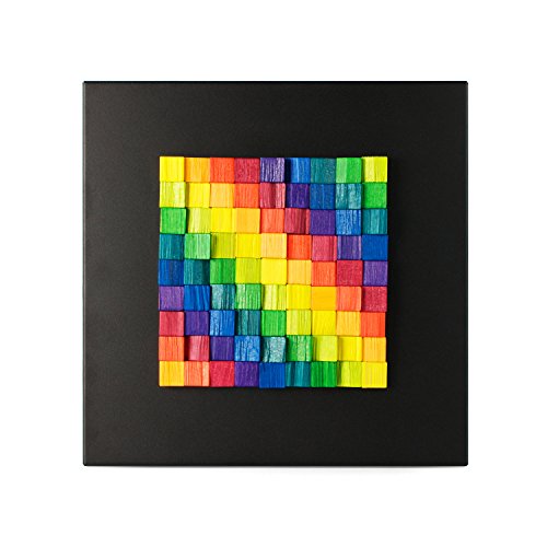 PLAYABLE ART playableART A0403 - Juego De Madera Magnético Square 81 Piezas von PLAYABLE ART