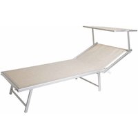 Aluminium Beach Falten Sie sicherer sicherer Latein mit Wilaw Tettuccio - Beige - Beige von PLAYANESS